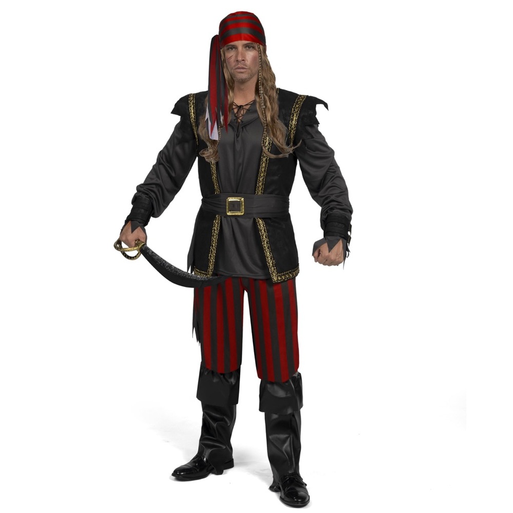 Spooktacular Creations Men Ruthless Renegade Pirate costume